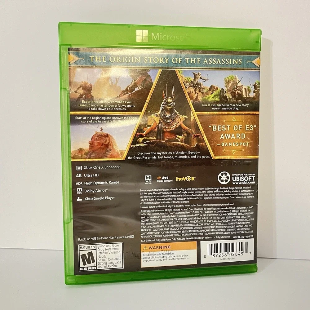 Assassin's Creed Origins - Microsoft Xbox One Tested